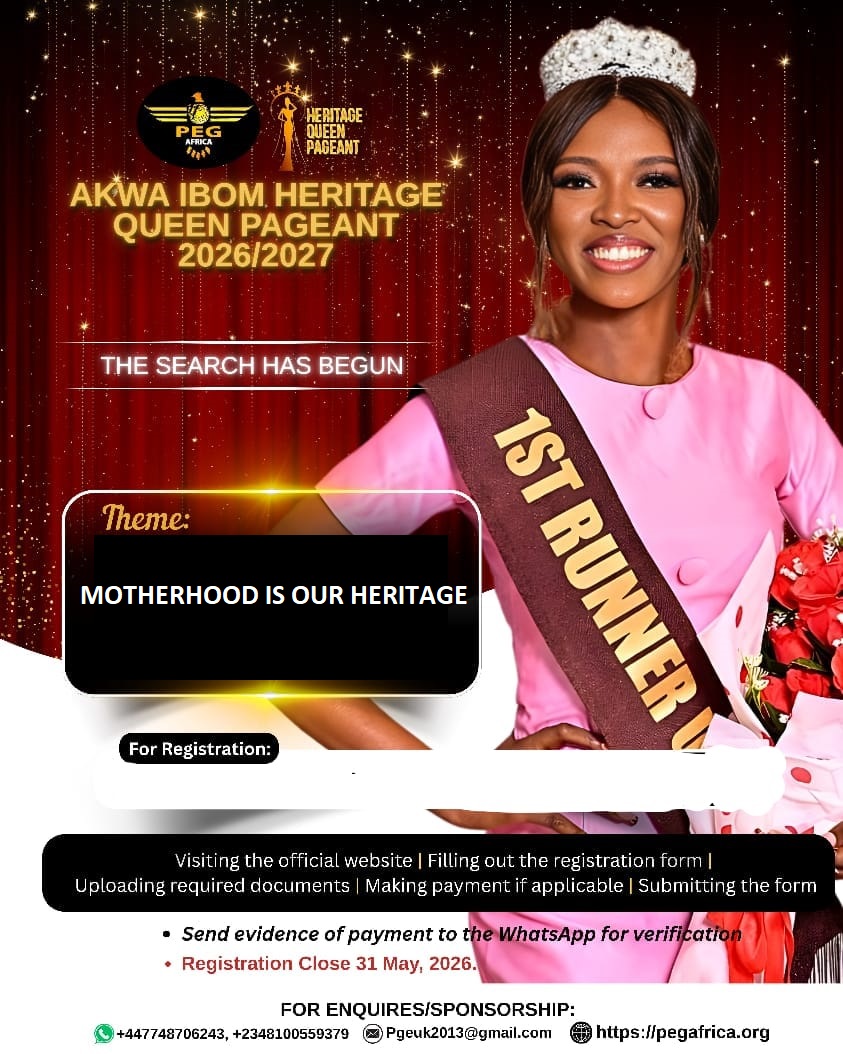 Akwa Ibom Heritage Queen Pageant Registration